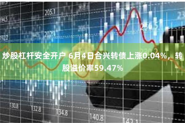 炒股杠杆安全开户 6月4日合兴转债上涨0.04%，转股溢价率59.47%